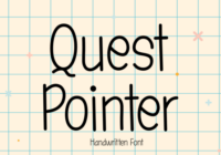 Quest Pointer Font - Featured Image