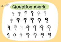 Question Mark Font - Featured Image