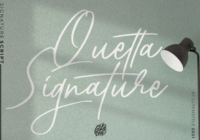Quetta Signature Font - Featured Image