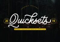 QuickSets Font - Featured Image