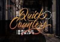 Quick Counters Font - Featured Image