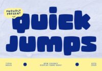 Quick Jumps Font - Featured Image