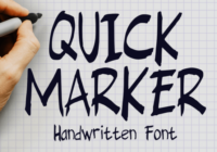 Quick Marker Font - Featured Image