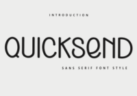 Quicksend Font - Featured Image