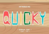Quicky Font - Featured Image
