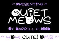 Quiet Meows Font - Featured Image