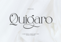 Quigaro Font - Featured Image