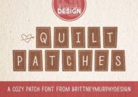 Quilt Patches Font - Featured Image