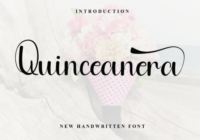 Quinceanera Font - Featured Image