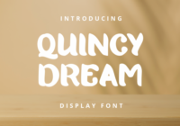 Quincy Dream Font - Featured Image