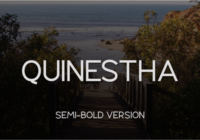 Quinestha Semi-Bold Font - Featured Image