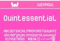 Quintessential Font - Featured Image