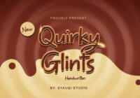 Quirky Glints Font - Featured Image