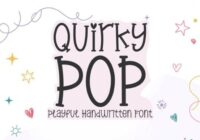 Quirky Pop Font - Featured Image