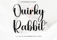 Quirky Rabbit Font - Featured Image