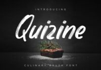 Quizine Font - Featured Image