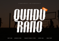 Qundurano Font - Featured Image