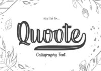 Quoote Font - Featured Image