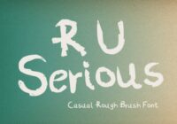 R U Serious Font - Featured Image