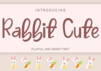 Rabbit Cute Font - Featured Image