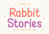 Rabbit Stories Font - Featured Image