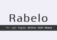 Rabelo Bold Font - Featured Image