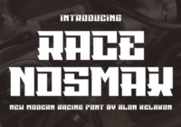 Race Nosmax Font - Featured Image