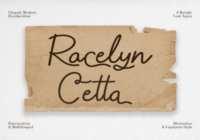 Racelyn Cetta Font - Featured Image