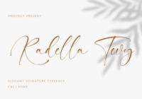 Radella Tevy Font - Featured Image