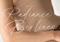 Radiance Berlines Font - Featured Image