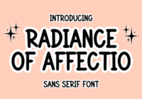 Radiance of Affectio Font - Featured Image