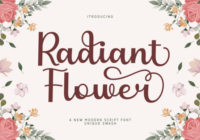Radiant Flower Font - Featured Image