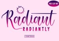 Radiant Radiantly Font - Featured Image