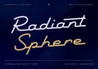 Radiant Sphere Font - Featured Image