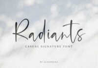 Radiants Font - Featured Image