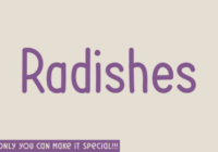 Radishes Font - Featured Image