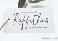 Raffithus Font - Featured Image