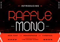 Raffle Mono Font - Featured Image