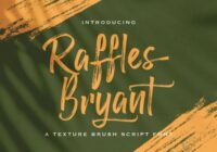 Raffles Bryant Font - Featured Image