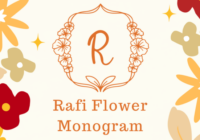 Rafi Flower Monogram Font - Featured Image