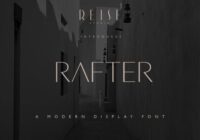 Rafter Font - Featured Image