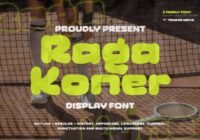 Raga Koner Font - Featured Image