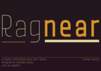 Ragnear Normal Version Font - Featured Image