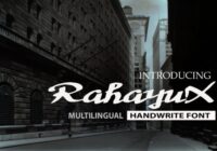RahayuX Font - Featured Image
