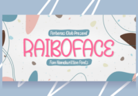 Raiboface Font - Featured Image