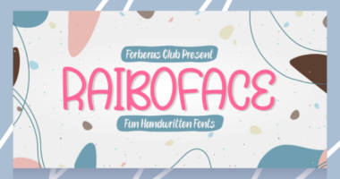 Raiboface Font - Featured Image