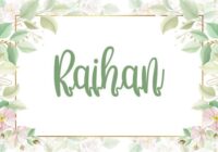 Raihan Font - Featured Image