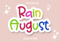 Rain August Font - Featured Image