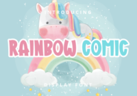 Rainbow Comic Font - Featured Image