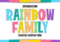 Rainbow Family Font - Featured Image